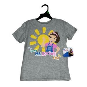 In My MS RACHEL Era Grey T Shirt Ms Rachel Toddler 4T New